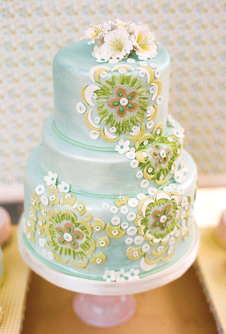 Свадьба - Mini Wedding Cakes With Flowers
