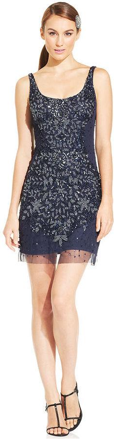 Mariage - Adrianna Papell Floral Embellished Sheath