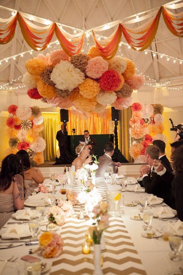 Hochzeit - David   Tiffany's Wedding Has Amazing Diy Wedding Ideas...