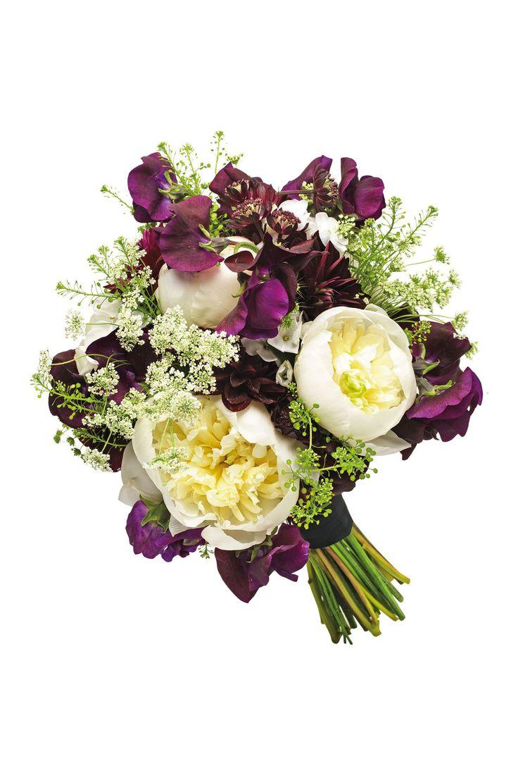 زفاف - Monochrome Bridal Bouquet (BridesMagazine.co.uk) (BridesMagazine.co.uk)