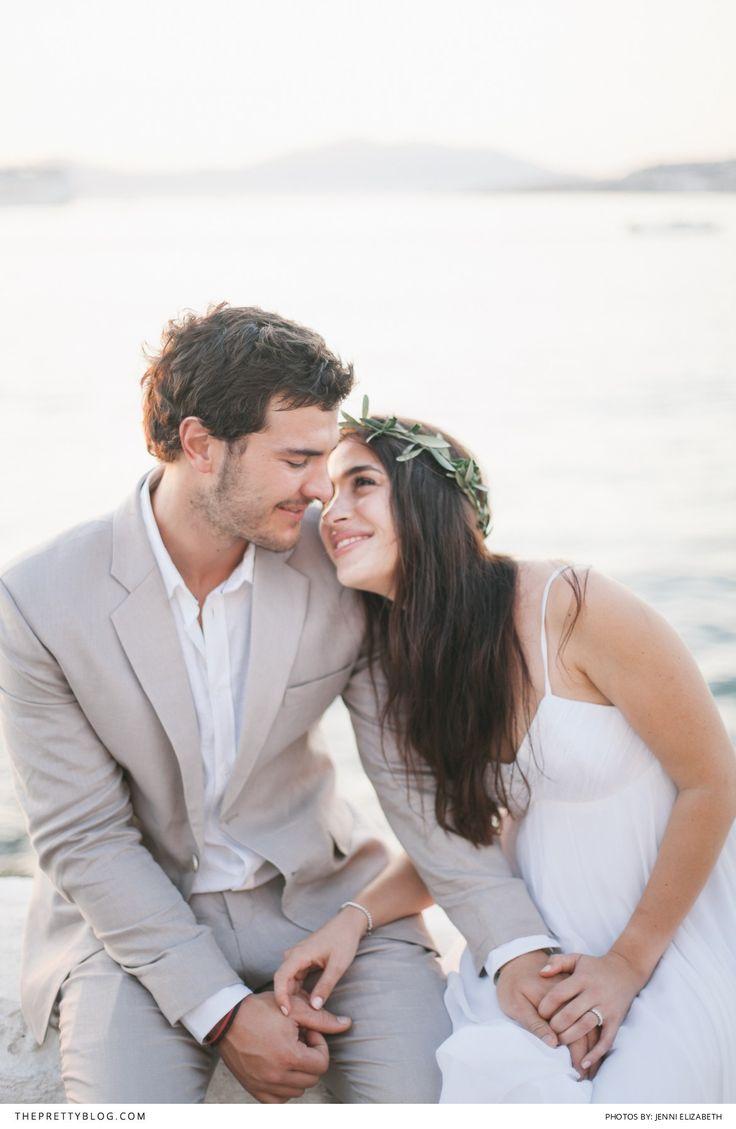 Hochzeit - Zané And Nicol’s Greek Elopement