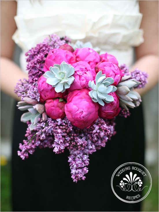 Mariage - Pink, Purple & Succulents
