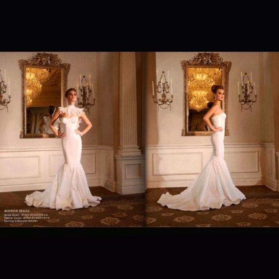 Hochzeit - Irina Shabayeva Couture Taffeta Fitted Gown
