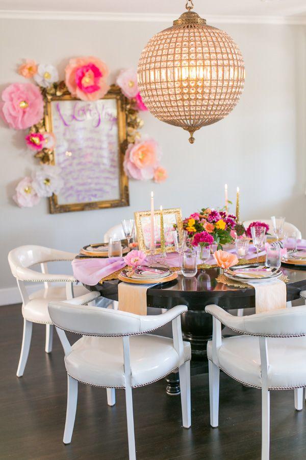 Mariage - Glam Engagement Dinner   DIY Acrylic Signage Tutorial