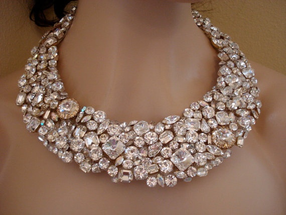 Crystal Bib Necklace