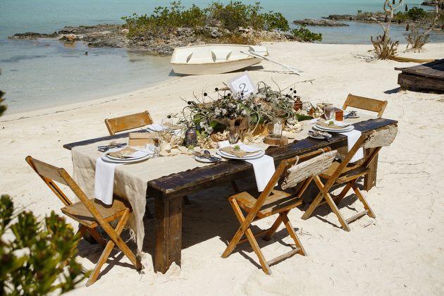 Свадьба - Rustic Beach Wedding Inspiration Shoot In The Turks And Caicos