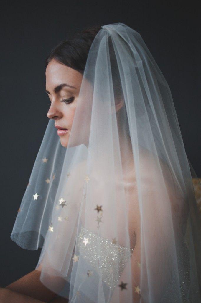 Wedding - Metallic & Glittering Gold Headpieces   Veils