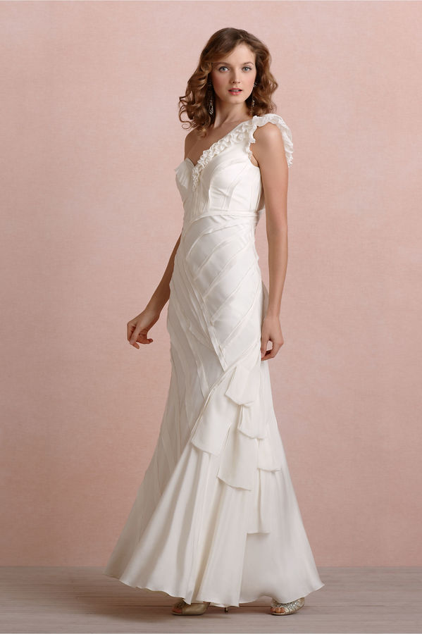 Mariage - Ribboned Silk Gown
