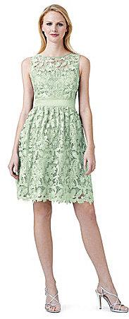 Wedding - Adrianna Papell Floral Lace Illusion Dress