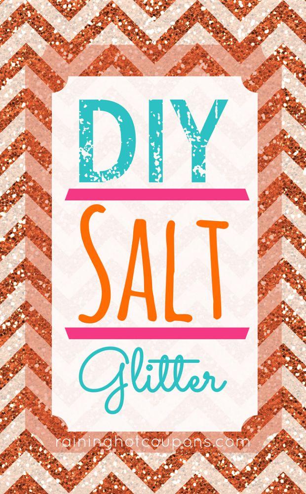 زفاف - DIY Salt Glitter