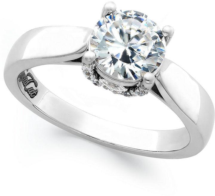 Свадьба - Certified Diamond Solitaire Ring in 14k White Gold (3/4 ct. t.w.)