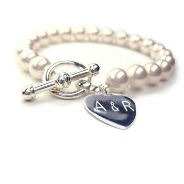 Hochzeit - 2 Initials Forever Bracelet*(yd)