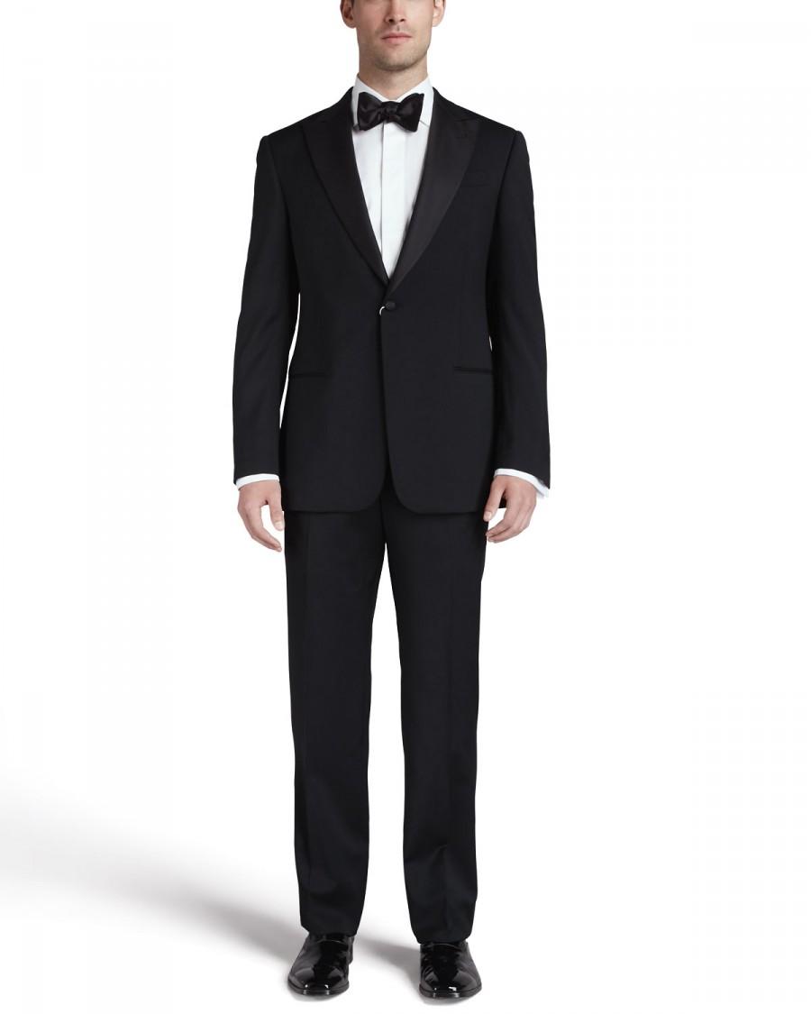 Wedding - Armani Single-Breasted Peak-Lapel Tuxedo