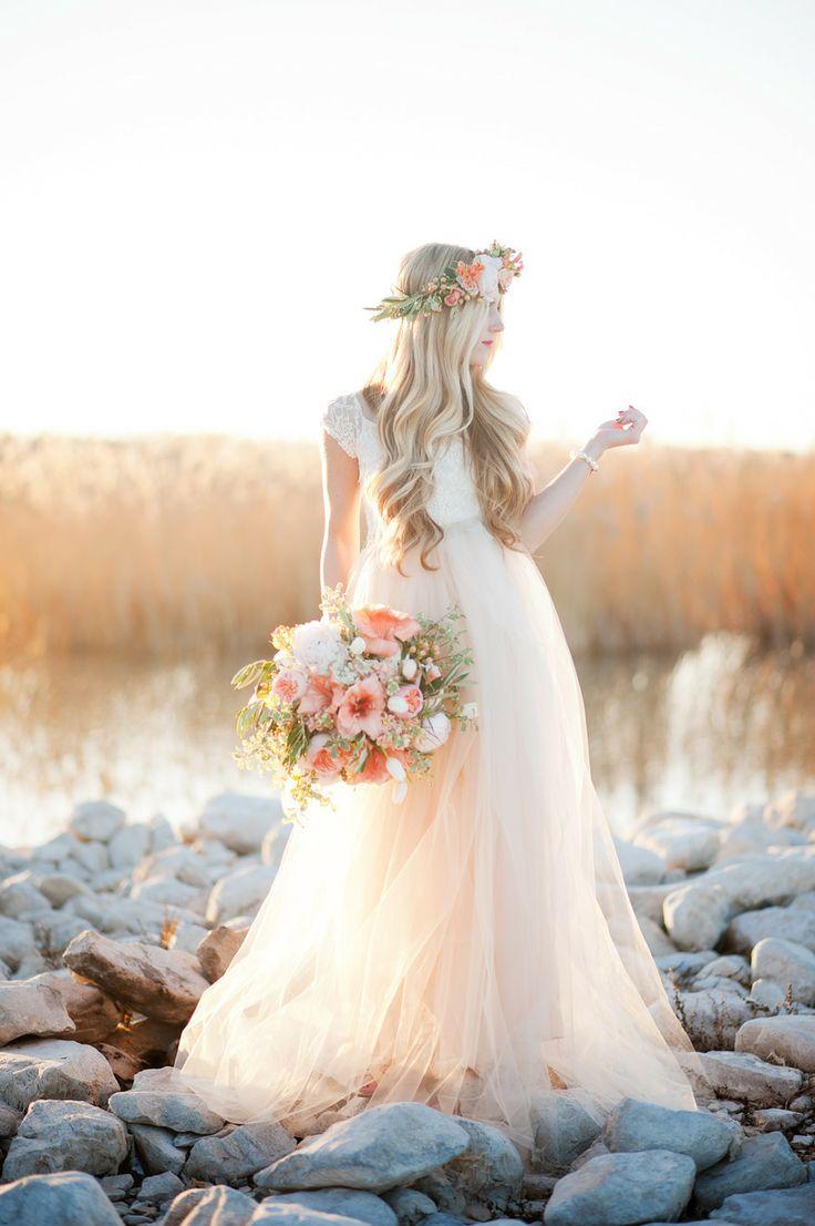 Hochzeit - Romantic Tulle Wedding Dress BC139