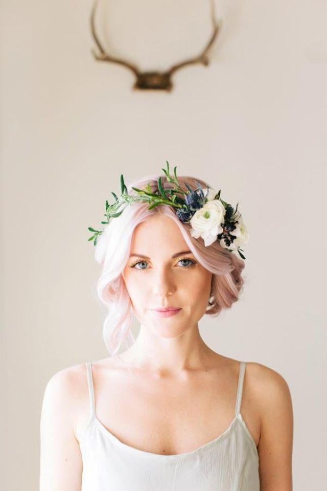 Wedding - 50 Floral Crown Styles   Ideas