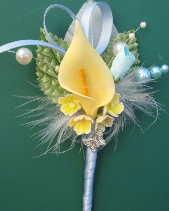 Mariage - SPRING - Calla Lily Boutonniere