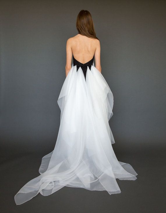 Hochzeit - Backless Evening Gown, High Low, Backless Dress, Low Back Dress, Alternative Wedding, Mini, Maxi, Silk Dress, Evening Wear, Prom