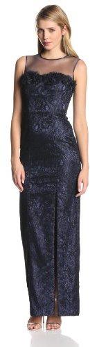زفاف - JS Boutique Women's Cutout Lace Applique Gown