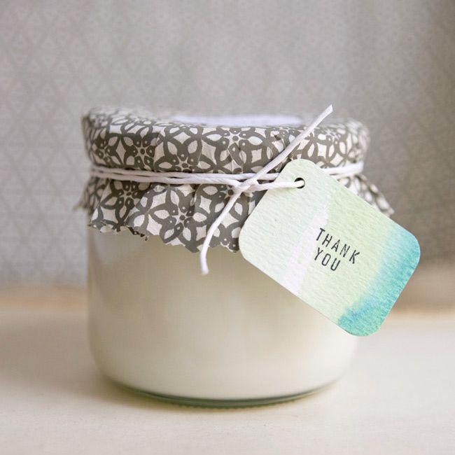 Mariage - DIY Candle Favors