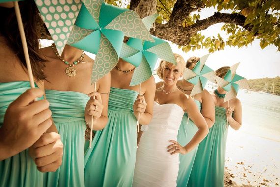زفاف - Wedding Pinwheels And Boutonniere Set By Rule42 - Custom Designed For You