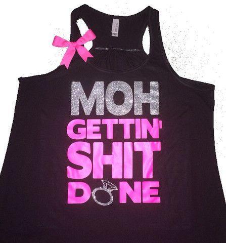 Mariage - Maid Of Honor Tank - Ruffles With Love - Sweating For The Wedding - Wedding Tank