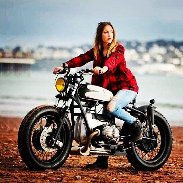 girl with bike photography