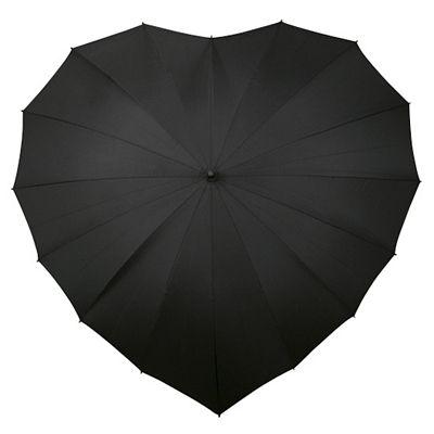 زفاف - Back Heart Umbrella (uh)