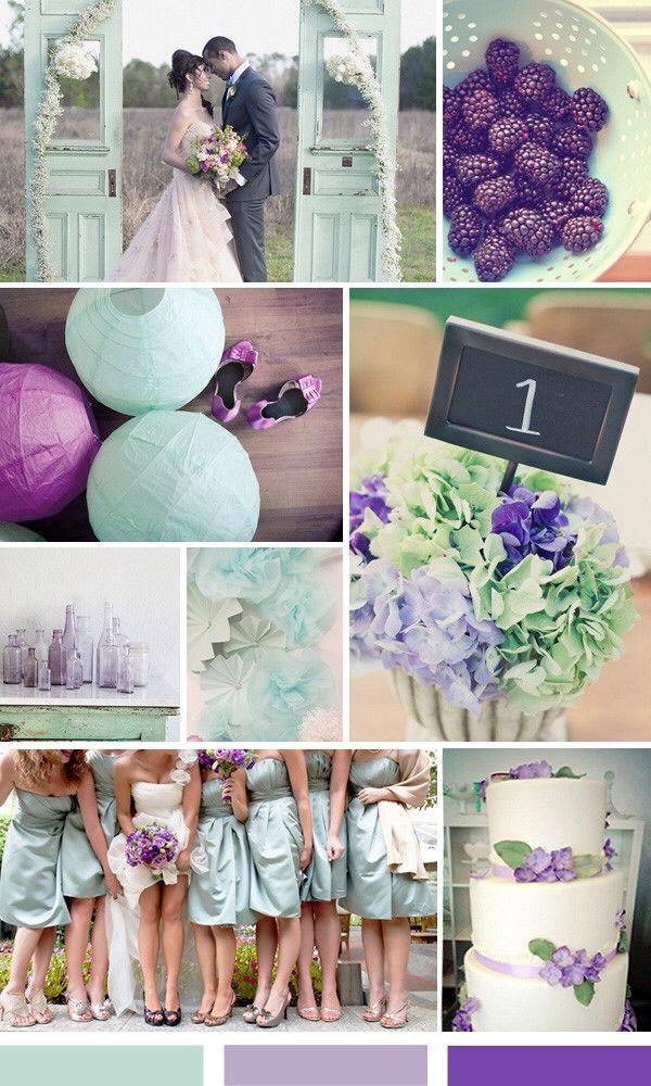 Hochzeit - Mint Green Wedding Palette Inspiration