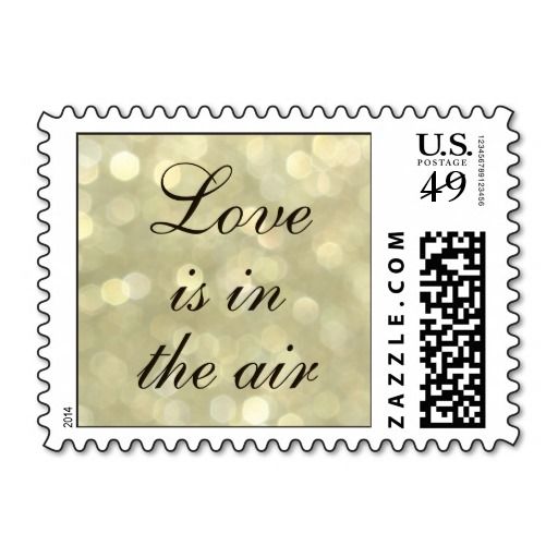 Wedding - Champagne Bubbles Love Stamp