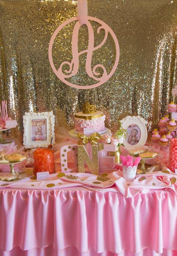 Mariage - Pink And Gold Birthday Party Ideas