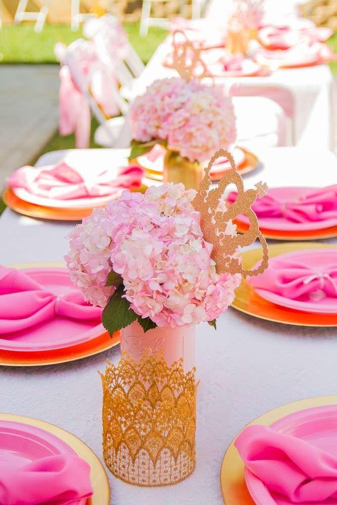 Hochzeit - Pink And Gold Birthday Party Ideas