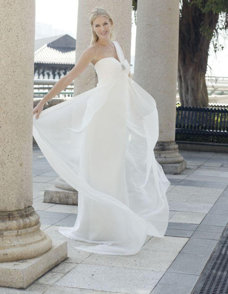 Mariage - One Shoulder Strap Wedding Dress Inspiration