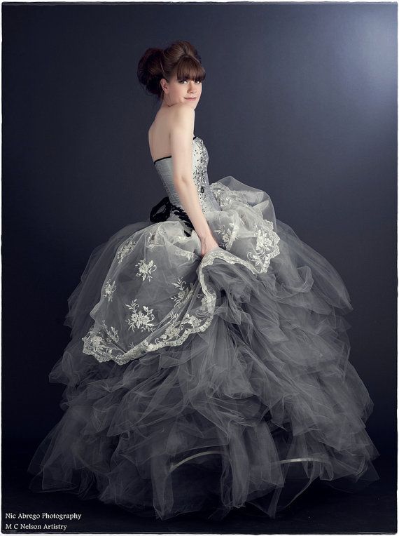 Wedding - A Whimsical Fairytale Ball Gown Rhinestones And Tulle Cinderella Couture