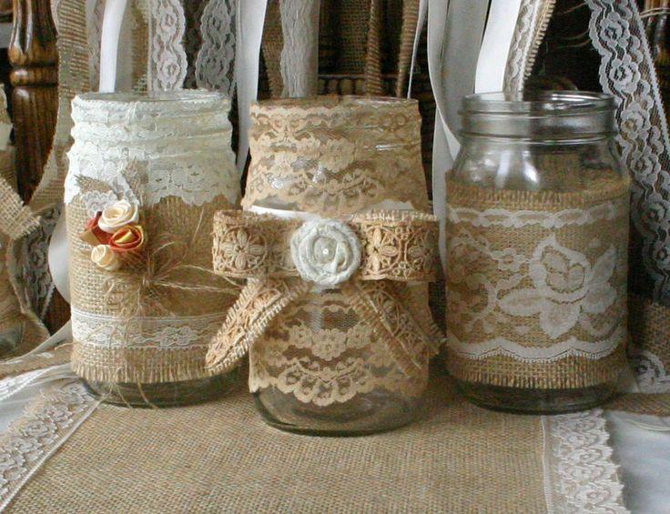 Свадьба - Weddings - Vintage Jars