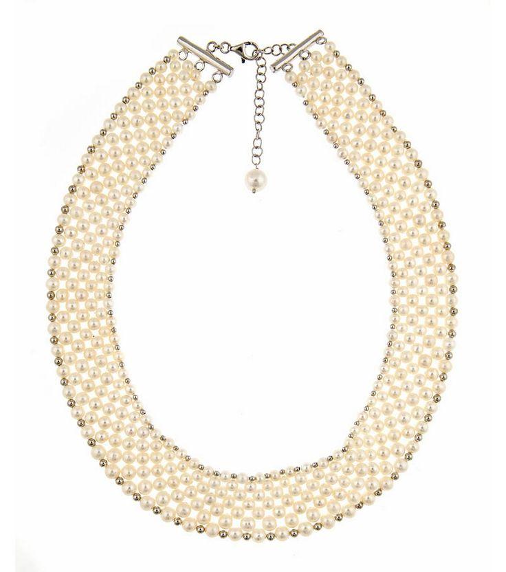 Mariage - Pearl Collar Necklace