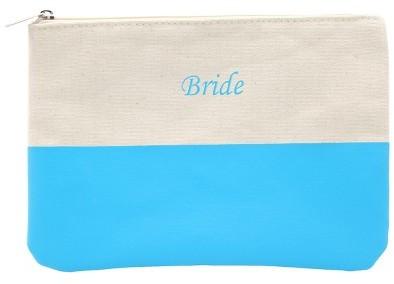Mariage - Cathy's Concepts Bride Color Dipped Canvas Clutch - Pink