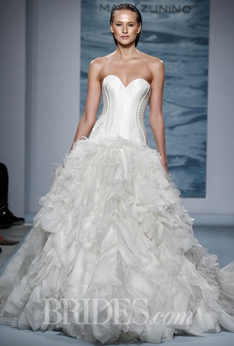Mariage - Mark Zunino For Kleinfeld Wedding Dresses Fall 2015 Bridal Runway Shows Brides.com