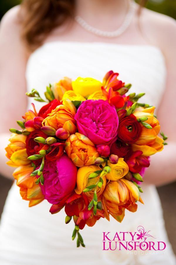 Свадьба - Get The Look! Vibrant Wedding Detail Ideas