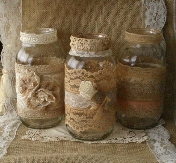 Hochzeit - Weddings - Vintage Jars