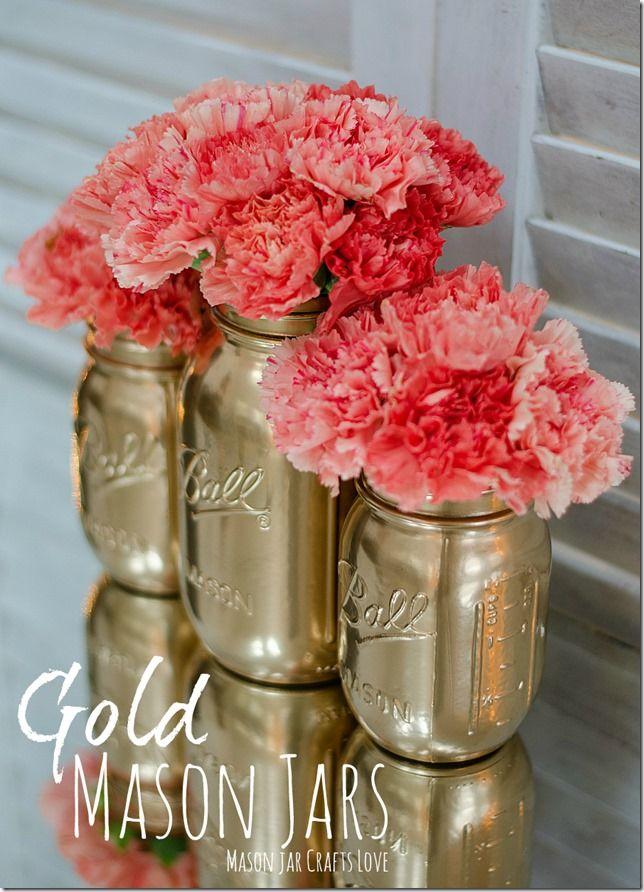 Mariage - How To Spray Paint Jars