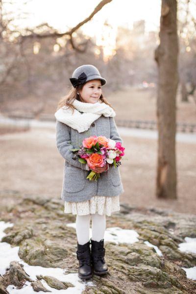 Hochzeit - Snowy Winter Central Park Vow Renewal