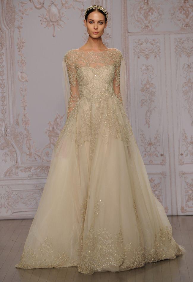 Wedding - Monique Lhuillier Wedding Dresses Inspired By Ballerinas For Fall 2015