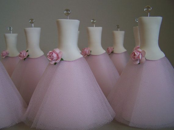 Свадьба - Place Card Holders Pink Delight 10 Pieces