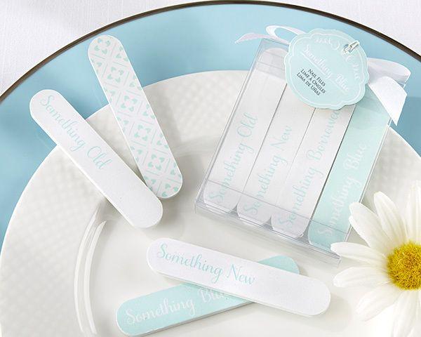 Hochzeit - Something Blue Nail File Favors
