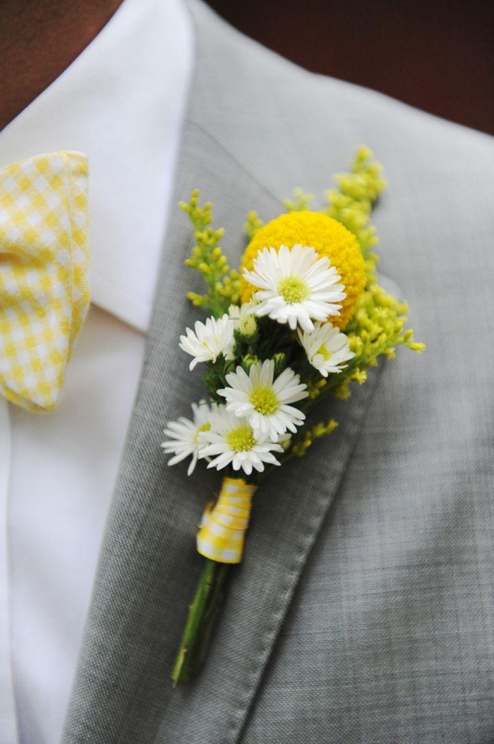 Свадьба - Fun And Bright Yellow And Gray Wedding
