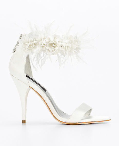 Hochzeit - Katrina Floral Ankle Strap Sandals
