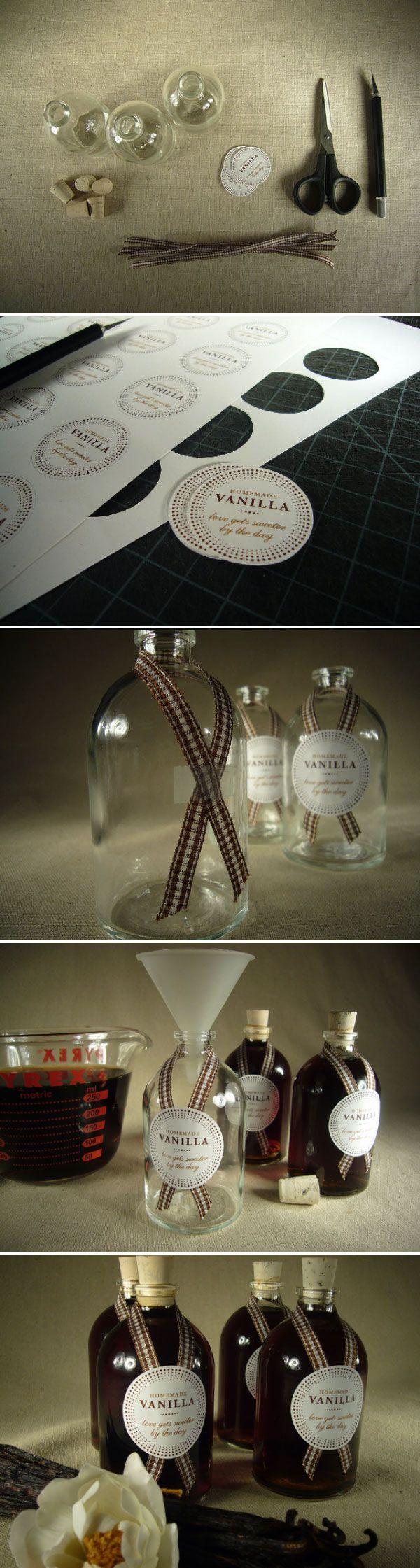 زفاف - DIY Project: Homemade Vanilla Favors