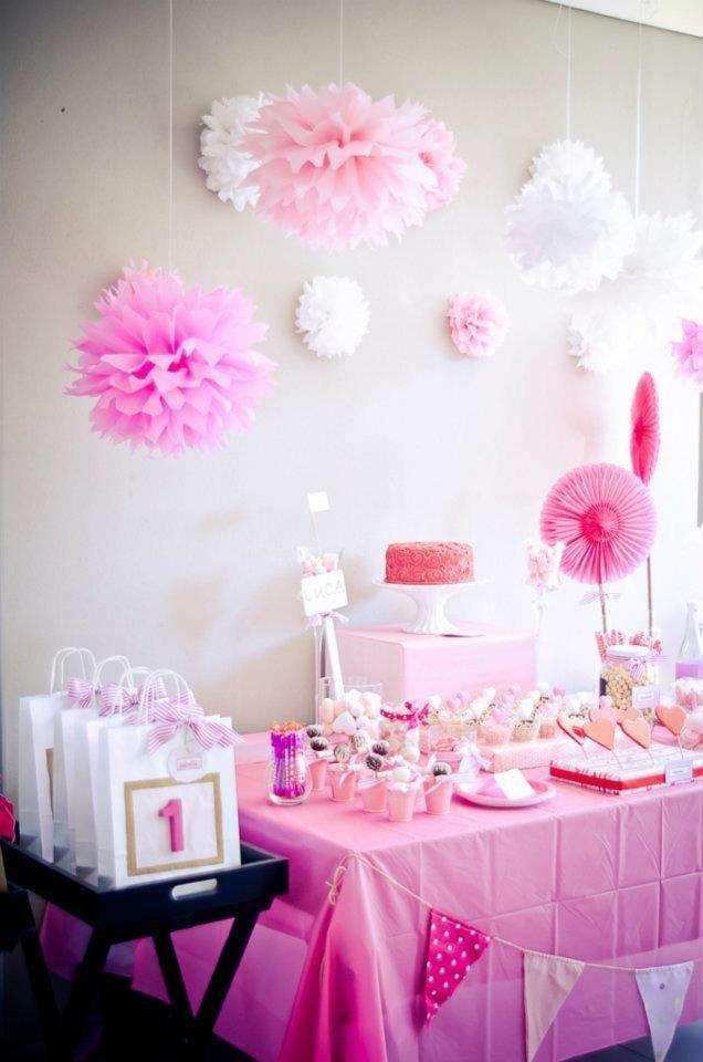 Hochzeit - Pretty In Pink Birthday Party Ideas