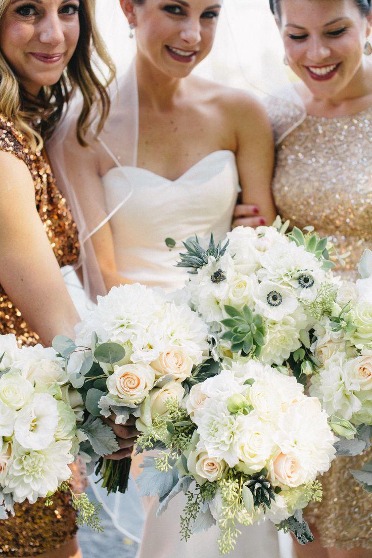 Mariage - Bridesmaids In Gold