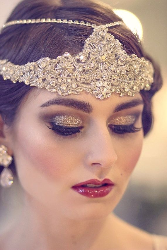 Wedding - Ophelia - Crystal Lace Bohemian Headchain.